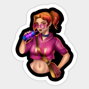 Girl in Style Sticker